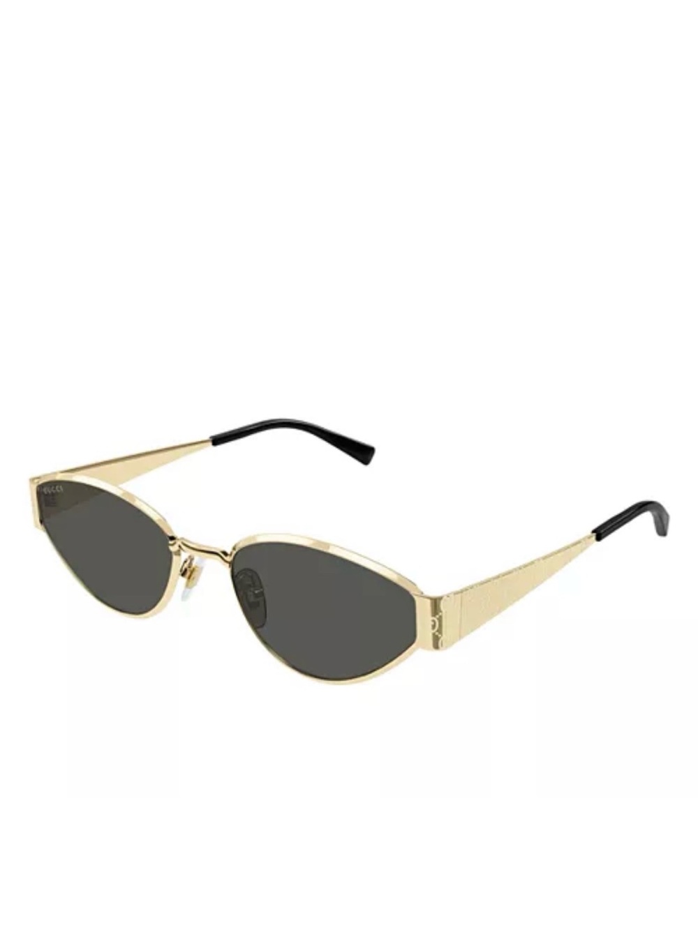 Gucci Guccissima Directional Sunglasses, 55mm Gold NWT w everything in photos